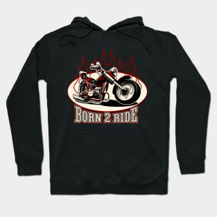 Cartoon Motorbike Hoodie